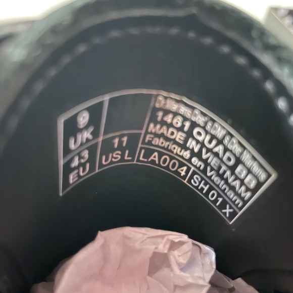 NWT Dr. Martens x Betty Boop collaboration platforms Women’s 11 (Men’s 10) - Picture 10 of 11